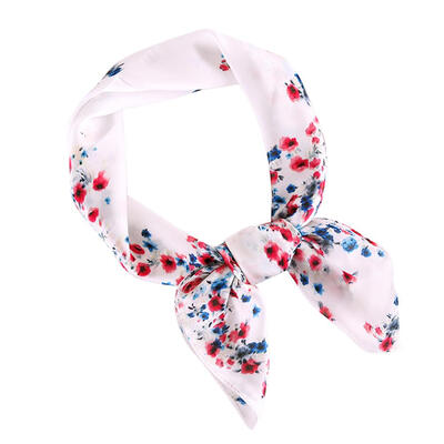 

Fashion Women Print Square Imitate Silk Scarf Kerchief Head Wrap Neck Shawl