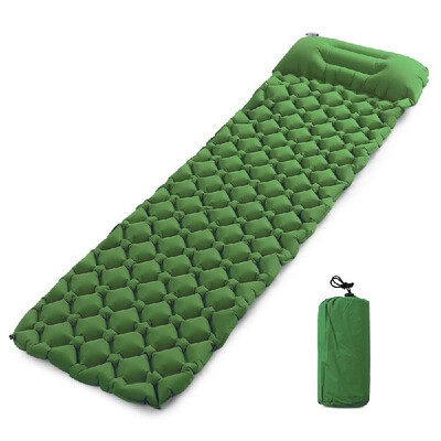

Ultralight Air Sleeping Pad Inflatable Camping Mat with Pillow for Outdoor Camping Hiking Backpacking Travel