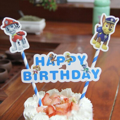 

FUNNYBUNNY cartoon children birthday cake flag