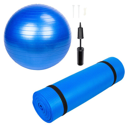 

Ktaxon 10mm Folding Yoga Mat Non-slip Fitness Exercise Pad 75cm Anti-Burst Yoga Stability Balance Ball