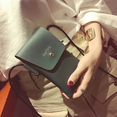 

Tailored Women Soft Leather Crossbody Cellphone Purse Bag Small Wallet Shoulder Bag BK