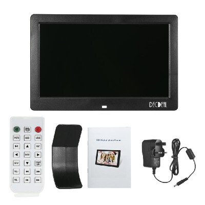 

DECDEAL 7 Inch Digital Photo Frame HD Digital Picture Frame SD Card Slots&Remote Control AU