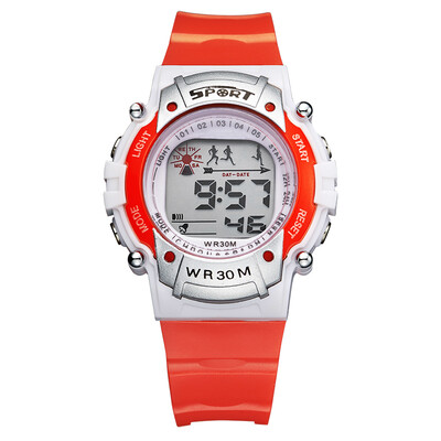 

LED waterproof luminous electronic watches for teenagers outdoor fashion sports watches for boys&girls students