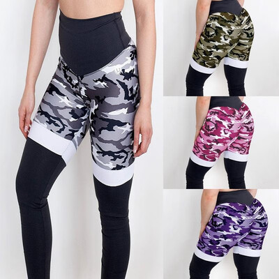 

Europe&the United States explosions Amazon autumn&winter hot new camouflage stitching womens sexy hip digital print leggi