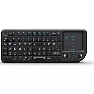 

Rii X1 Mini 24GHz Wireless Keyboard With Handheld Touchpad For PC Laptop HTPC