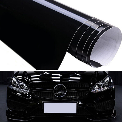 

Auto Gloss Black Car Vinyl Film Wrap Sticker Decal Car Paint Film Decoration New