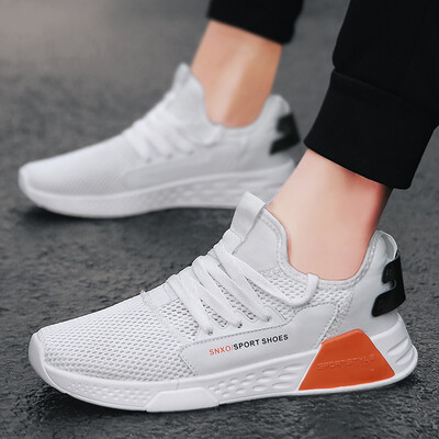

2019 new summer breathable hollow thin sports casual running tide shoes mens shoes net shoes mesh mens shoes