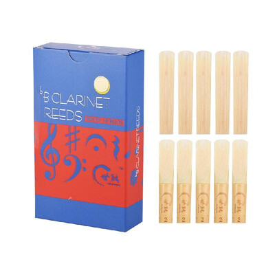 

Professional Level Bb Clarinet Reeds Strength 30 for Clarinet Players 10pcs Box