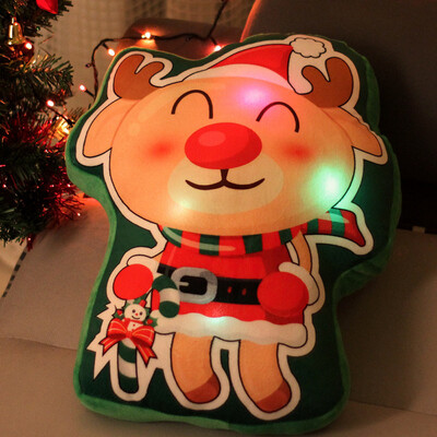 

〖Follure〗LED Music Christmas Tree Pendant Small Pillow Gift Snowman Christmas Tree Santa