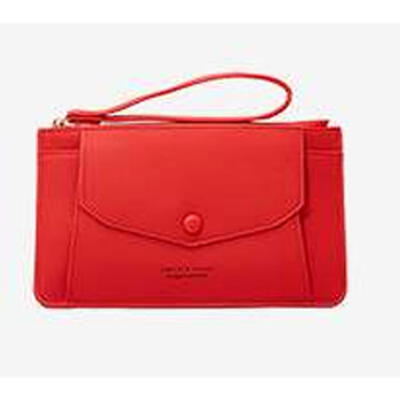 

Long Solid Color PU Wallet Casual Clutch Zipper Purse For Women