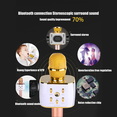 

〖Follure〗Wireless Karaoke Mic 3 in 1 Portable Karaoke Machine for iPhone Android Phone