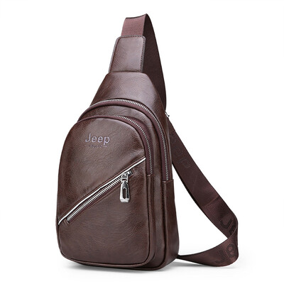 

Jeep chest bag Messenger bag male student shoulder bag casual tide brand sports small backpack men bag Korean version
