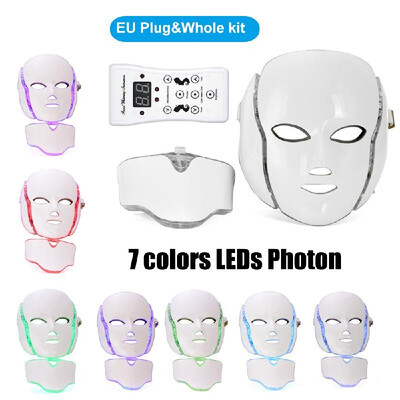 

LEDs Face Mask 7 Colors Beauty Mask Machine Home Optical Whitening&Skin Tender Instrument