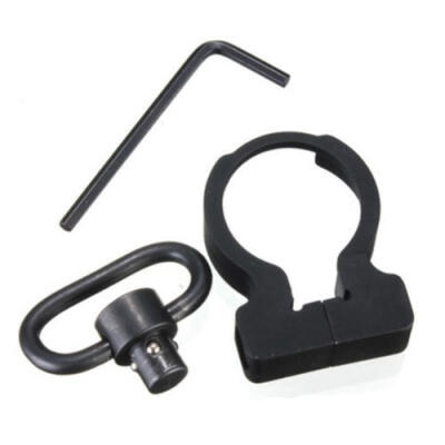 

Single Point Clamp-on QD Sling Swivel Adapter Button Quick Detach For AR15 M4 FR