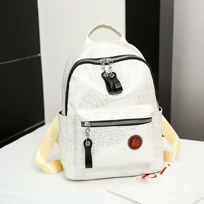 

Tailored Fashion Lady Large Capacity Burst Crack Waterproof Backpack Student Bag