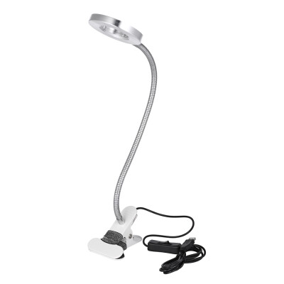 

Desk Lamp Eye Protection Clamp Clip Light Table Lamp Bendable USB Powered Flexible Desk Lamp for Nail Art Tattoo Reading Working S