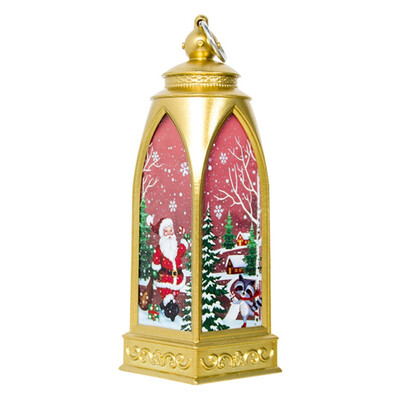 

Christmas Decorations for LED Lantern Holiday Decorative Table Ornament Battery Lamp For Indoor Festive Home Bar Store Decor