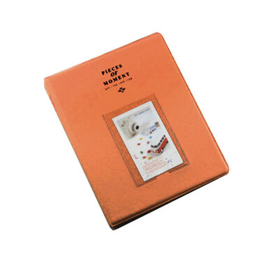 

128 Pockets Mini Insert Type Memorial Photo Album Photograph Collection Book