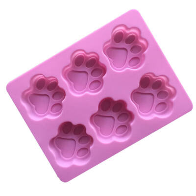 

DIY KittenPuppy Footprint Shape Cake Mold Soft Silicone Mold Cake Decorating Tools Halloween Holiday Decoration