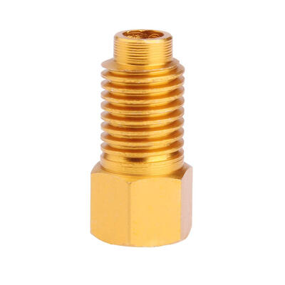 

R12 to R134a Adapter 14 Female Flare with O-Ring X 12 Acme Male Golden