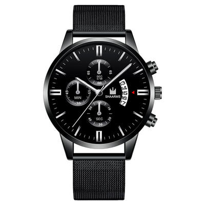 

Women Luxury Sport Watch Silver Mesh Band Stainless Steel Analog Quartz Wristwatch Ladies Military Date Watches Reloj Mujer