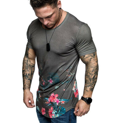 

Mens Casual Gym Summer Slim Fit Short Sleeve Muscle Tee Tops T-shirt Blouse