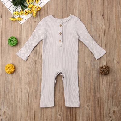

Newborn Infant Baby Girl Boy Long Sleeve Romper Jumpsuit Bodysuit Cotton Outfit