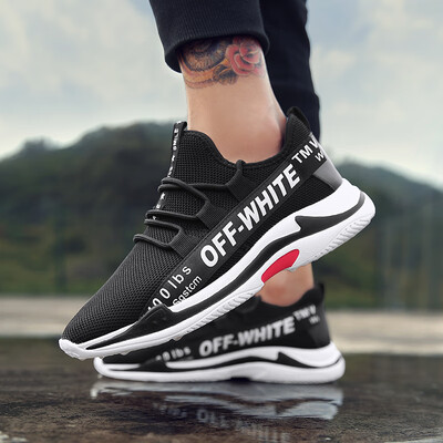 

Mens shoes summer moving casual shoes breathable shoes mens Korean version of the trend of net shoes running wild large size canvas shoes