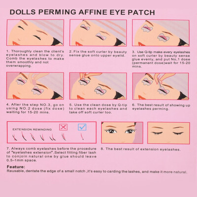

〖Follure〗10pcs Eyelash Lift Perming Silicone Curler Pads Shield Rods with Embedded Ridges