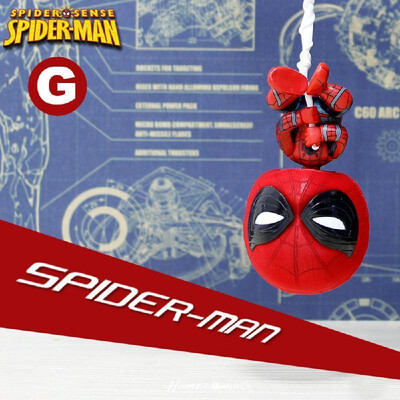 

Spider-Man Q Version Cute Styling Dolls Creative Toys Shaking Head Magnetic Spiderman Action Figures