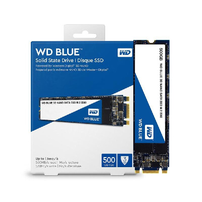 

Western Digital WD Blue 1TB PC SSD 3D NAND SATA3 6GBs M2 2280 Solid State Drive Hard Disk for PC LaptopWDS100T2B0B