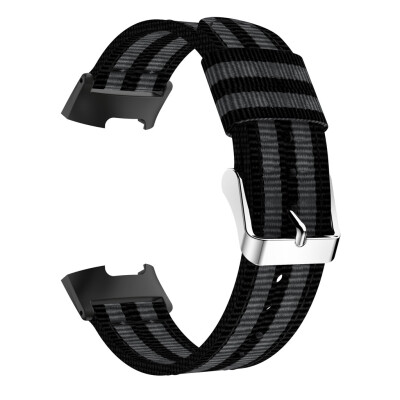 

〖Follure〗Replacement Woven Nylon Fabric Watch Band Wrist Strap For Fitbit Charge 3