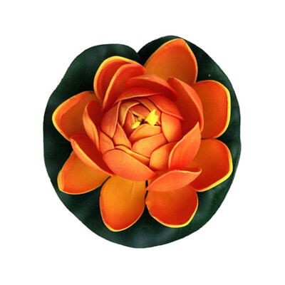 

1pc Simulation Water Lily Garden Pool Plant Ornament Colorful Home Artificial Fake Lotus Floating Flower Pond Tank Plant