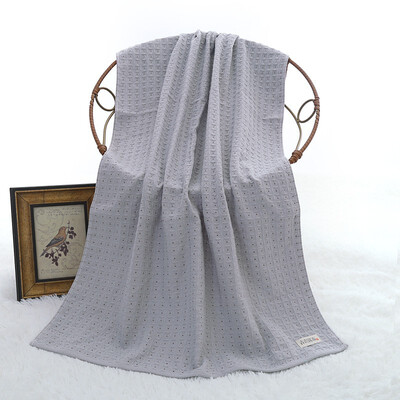 

100 Cotton Towel Pure Colour Japanese Style Fashion Honeycomb Style Soft Comfortable Gift Bath Household Adult Towel