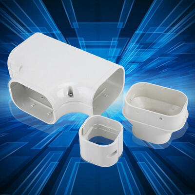 

Greensen Equal Tee Air Conditioner Ducting Connector Ventilation Pipe Fittings for Extractor Fan