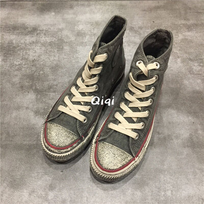 

On highranking made old vintage canvas shoes for women& new versatile Korean student board shoes in spring of 2019