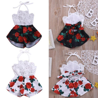 

Toddler Baby Girl Sleeveless Romper Bodysuit Jumpsuit Outfit Clothes Summer