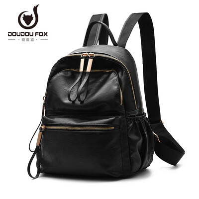 

Korean version of shoulder bag lady fashion leisure Baitao Pu soft bag 2018 new fashion personality lady backpack lady summer