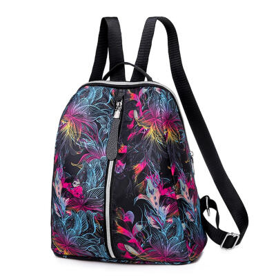

Printing Travel Backpacks Women Oxford Cloth School Bags Casual Knapsack