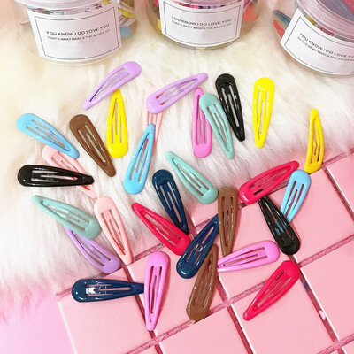 

Color ins girl heart hairpin candy color ice cream color bangs clip jewelry word clip