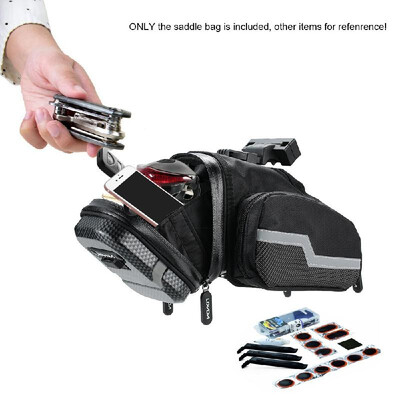 

Lixada Bike Bicycle Saddle Bag Seat Bag Pack Compartments for Cycling Riding