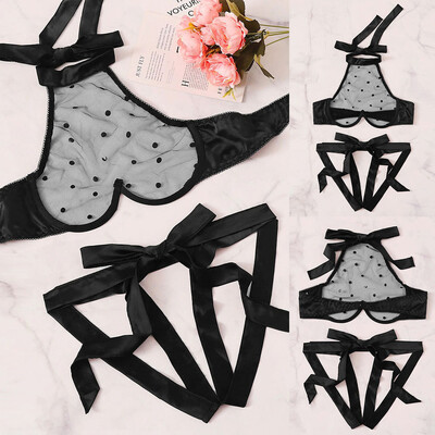 

Gobestart Women Lingerie Corset Lace Underwire Racy Muslin Sleepwear Underwear TopsBriefs