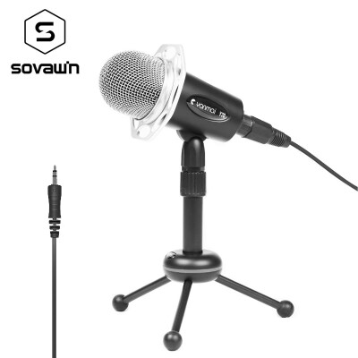 

Professional 35 mm Wired Condenser Microphone With Tripod Stand Holder Handheld Mic for Computer Karaoke Video Studio Recording