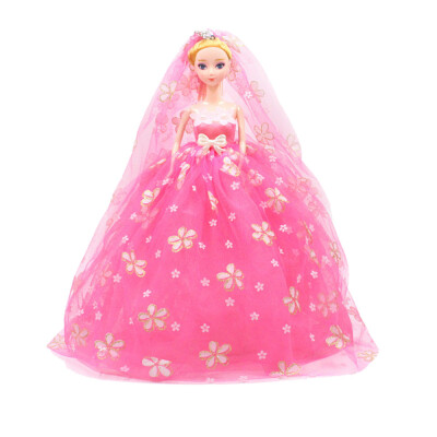 

Tailored 12 Inch Kawaii Bowknot Wed Party Dress Princess Doll Pendant Cute Baby Key Ring