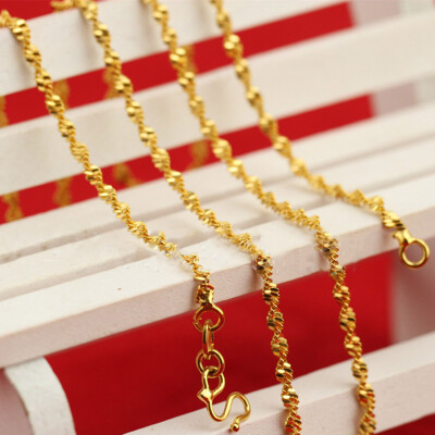 

Chain Genuine Link Necklace Set ChainsLobster Clasps Necklace