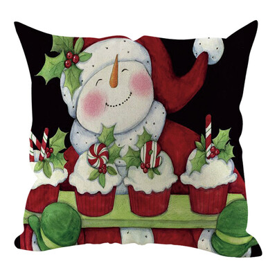 

〖Follure〗Christmas Pillow Cover Pillowcases Decorative Sofa Cushion Cover Home Decoration