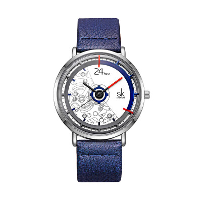 

2019 Shengke Women Watches Leather Fashion Quartz Ladies Wrist Watch Creative Clock Bayan Kol Saati Relogio Feminino Reloj Mujer