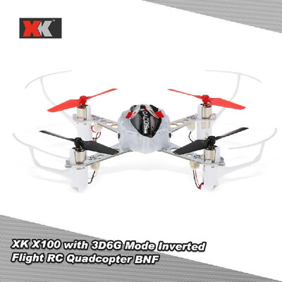 

Original XK X100 DEXTERITY 24G 3D 6G Mode Indoor Drone RC Quadcopter Support FUTABA S-FHSS with Inverted Flight BNF