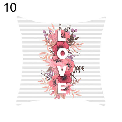 

Flower Animal Geometric Print Pillow Case Waist Throw Cushion Cover Home Decor