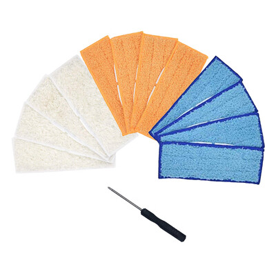 

9pcs Vacuum Cleaner Mop Rags & Screwdriver For IRobot Braava Jet 240 241